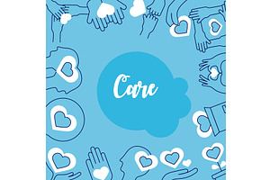 care icon group, an Object Illustration by studiogstock