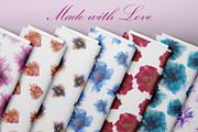 Flowers fluid art set 1., a Pattern Graphic by Digital illustration shop (Thumbnail 4 of 4)