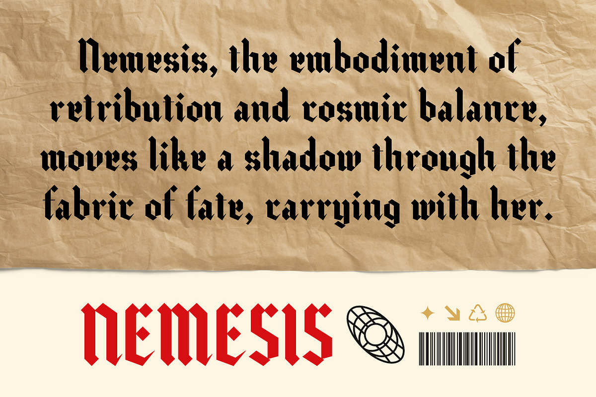 CS Nelson – Gothic Font, a Serif Font by Craft Supply Co. (Photo 2 of 8)