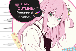 Hair Outline Brushes