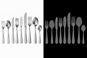 Common Cutlery Set 9 Pieces