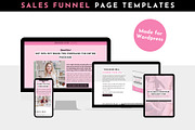 Pink Sales Funnel Templates Set, a WordPress Template by ltsdesigns (Thumbnail 1 of 7)