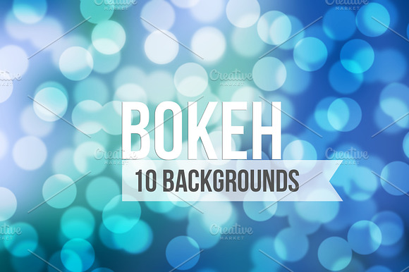 10 Bokeh Backgrounds preview 6