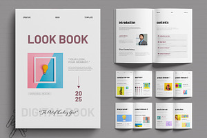 Fashion and Style Look Book Template, a Brochure Template by MightyDesign