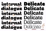 VENTRIKEL Display Variable Font, a Sans Serif Font by Artflorara (Thumbnail 17 of 21)