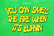 Boyers Blur, a Sans Serif Font by Craft Supply Co. (Thumbnail 7 of 8)