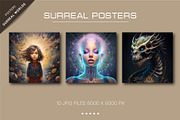 Bundle Surreal worlds 22.Psychedelic, a Decorative Illustration by KENO Mascots (Thumbnail 3 of 6)