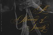 Auraliene Script Pro, a Script Font by Romiecreative (Thumbnail 4 of 12)