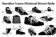 Sneaker Laces Minimal Street Style, a Graphic by Designer_Momina (Thumbnail 1 of 10)
