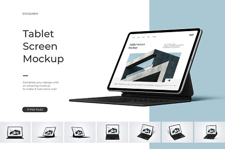 iPad / Tablet Screen Mockup