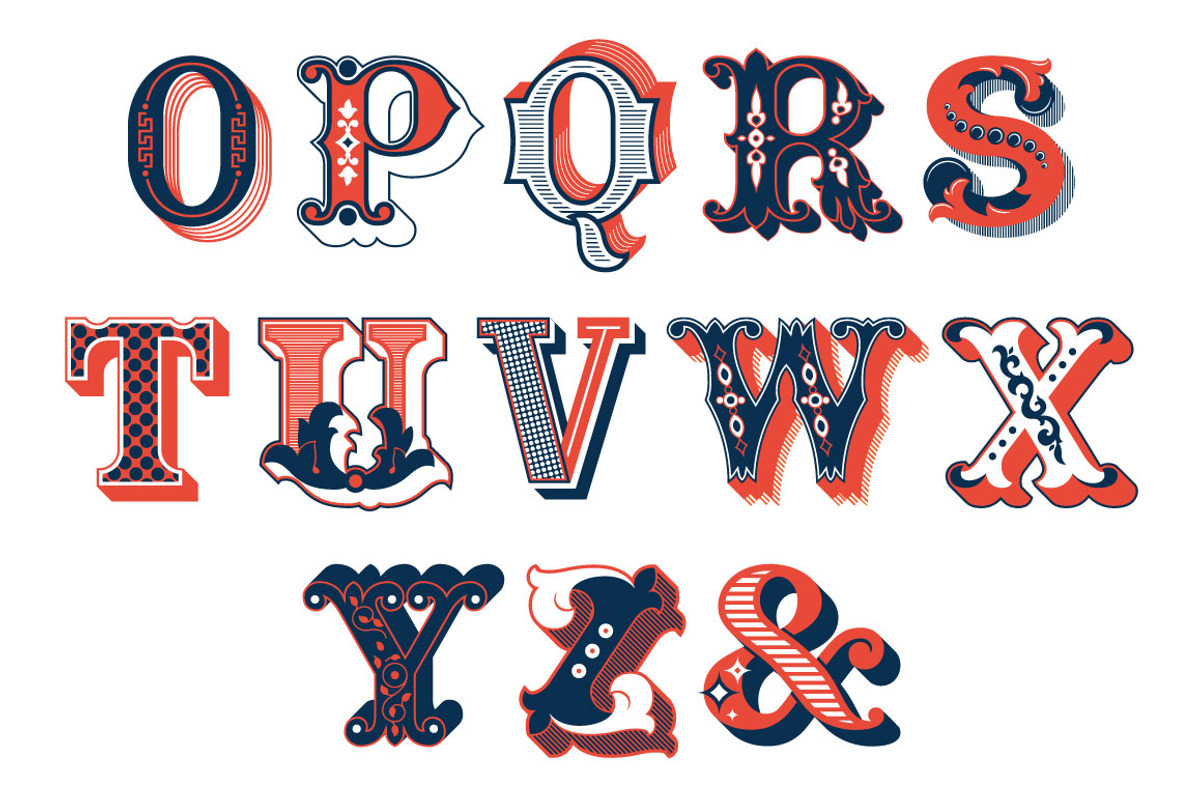 Vintage ornamental alphabet, an Object Graphic by Imperator_Kot (Photo 3 of 3)