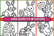 Easter Coloring Book for Kids, a Seasonal Illustration by Ink Gallery (Thumbnail 2 of 6)