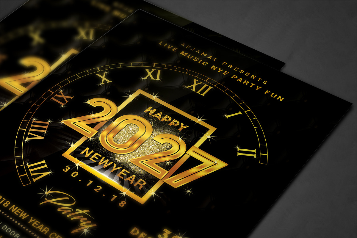 New Year Flyer, a Flyer Template by AfzaalGraphics (Photo 4 of 4)