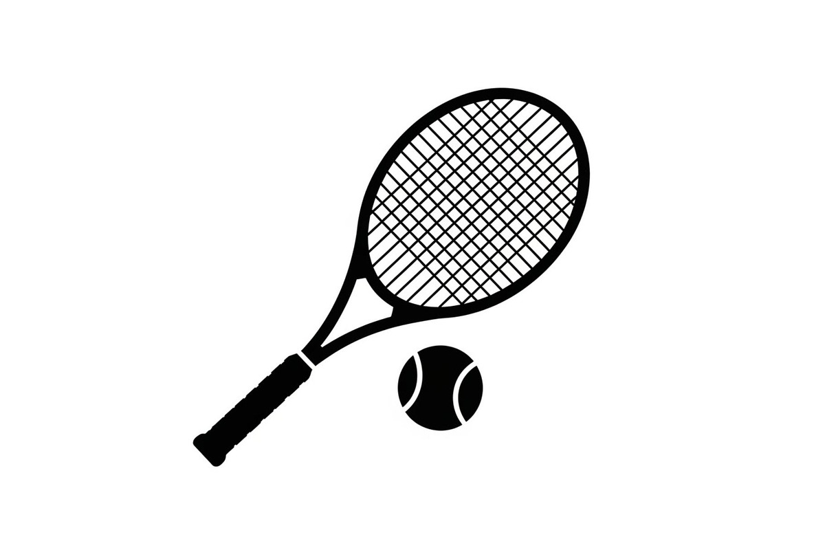Tennis Racket Icon Silhouette Bundle, an Illustration by Designs_River (Photo 40 of 51)