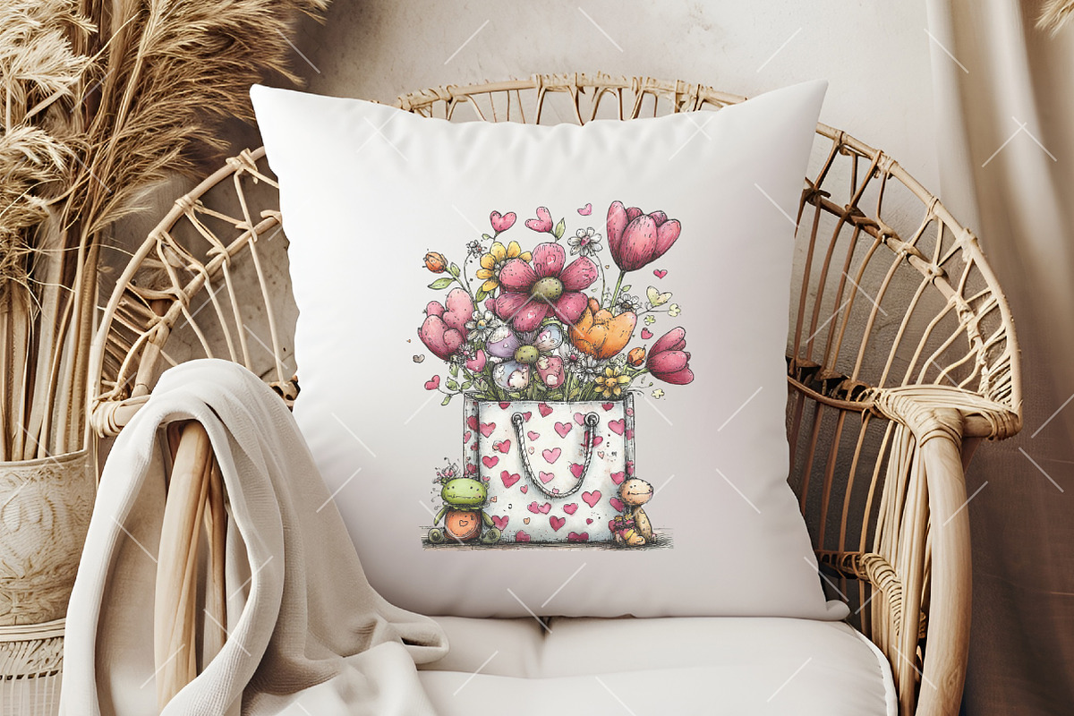 Whimsical Mother's Day Clipart, an Illustration by OK Design (Photo 6 of 6)