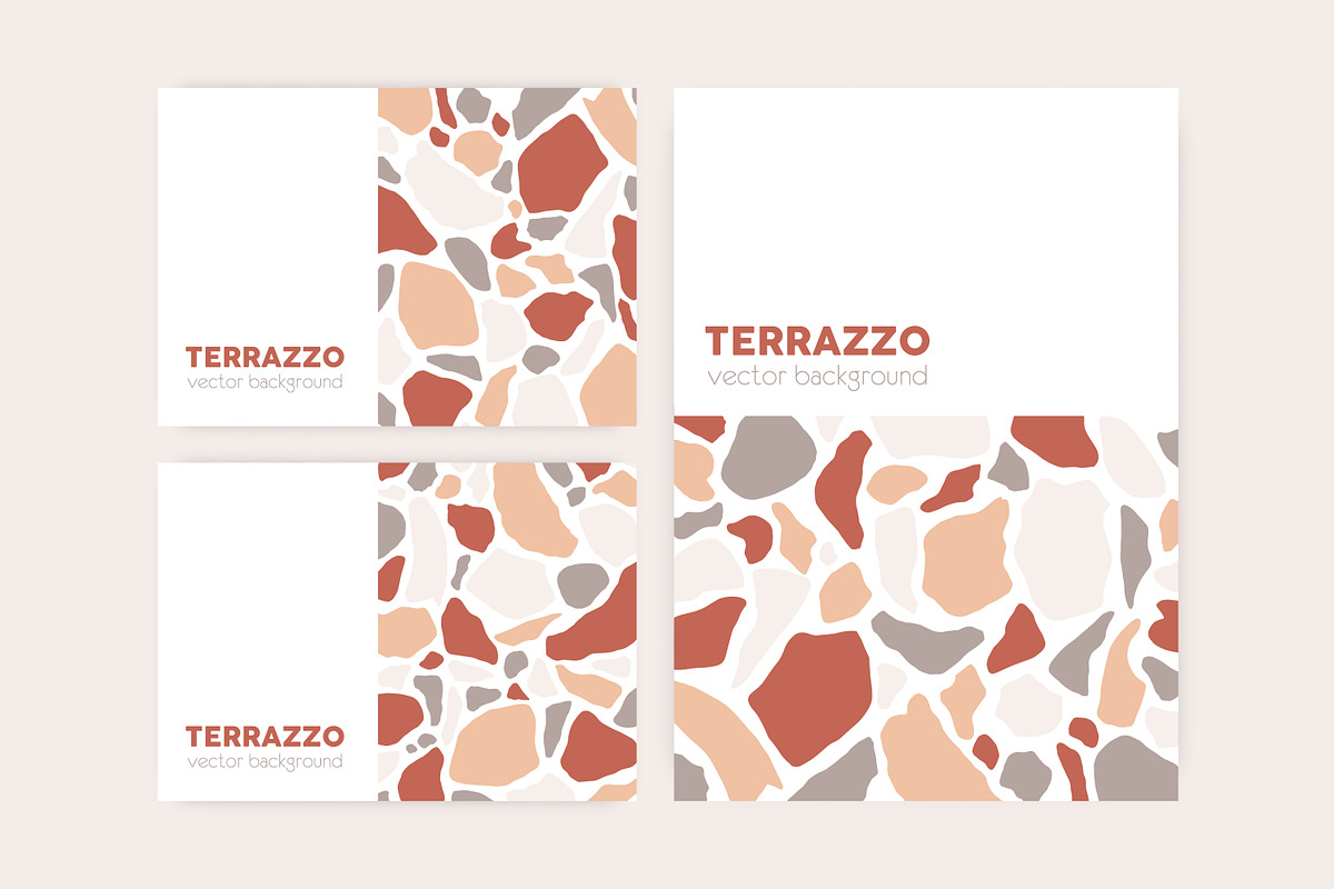 Backgrounds with terrazzo texture, a Decorative Illustration by Good Studio (Photo 1 of 3)