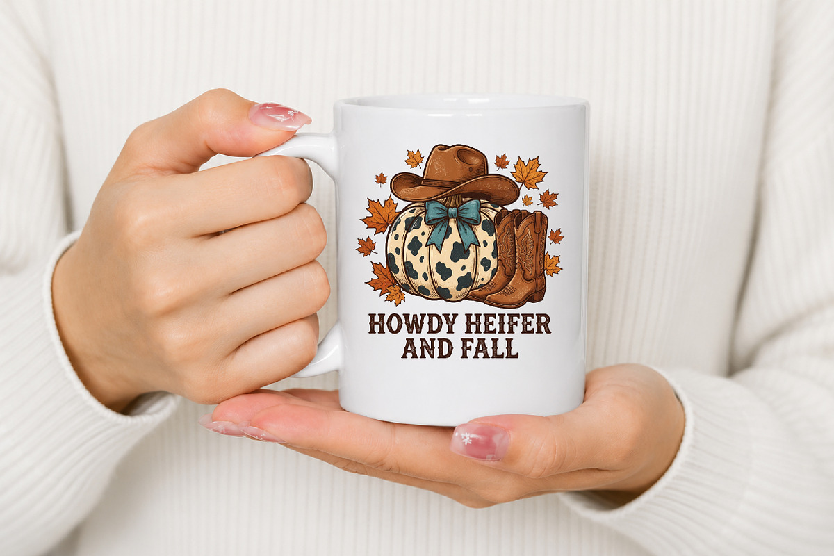 Howdy Heifer and Fall PNG, a Seasonal Illustration by Canvas Craft (Photo 5 of 6)