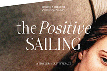 The Positive Sailing Serif (15 Font)