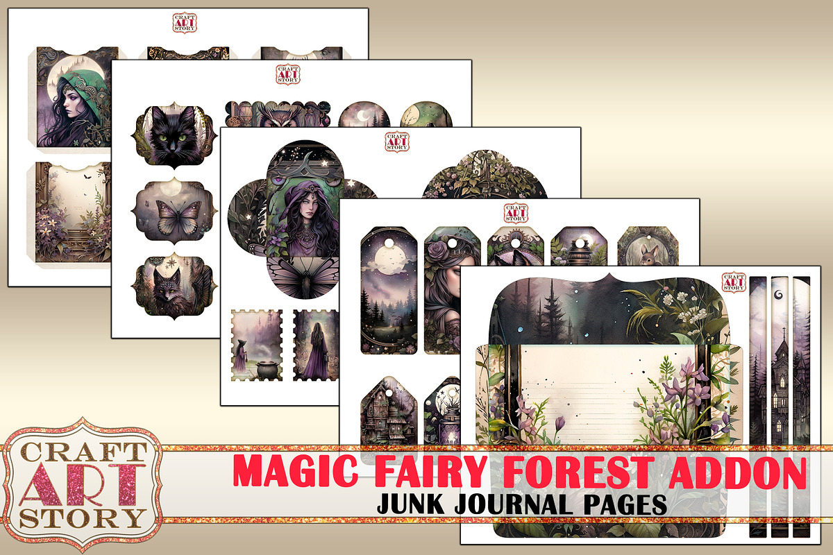 Magic fairy forest ADDON, a Person Illustration by CraftArtStory (Photo 4 of 4)