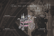 Old Hollywood Clipart, Vintage Set, an Object Illustration by The October Creative (Thumbnail 8 of 15)