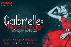 Gabrielle Bloodkador Font