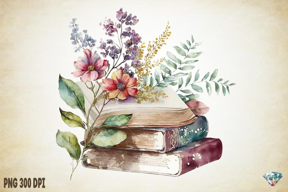 Flower Book Watercolor, an Illustration by Gemstone (Photo 7 of 11)