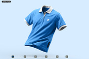 Polo & Crew Neck T-Shirt Mockup Set, a Shirt Mockup by graphypix (Thumbnail 5 of 14)