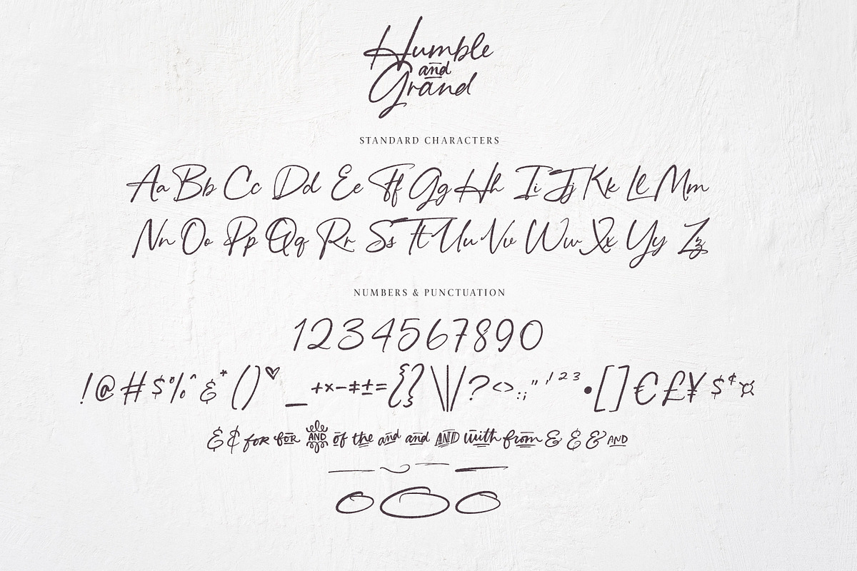 Humble & Grand Handwritten Script, a Script Font by Callie Rian & Co. (Photo 14 of 17)