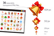 Christmas Emojis Set, an Emoji Icon by Voysla's Shop (Thumbnail 4 of 8)