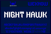 Night Hawk font, a Blackletter Font by weknow (Thumbnail 1 of 8)