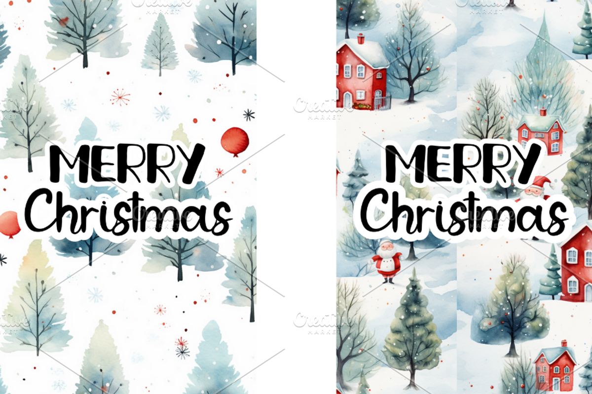 Christmas Card Design Bundle 13, a Card Template by Jay Major Designs (Photo 7 of 10)