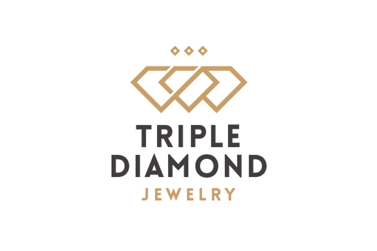 Triple Diamond Jewelry Logo, a Branding & Logo Template by Mauro Bertolino (Photo 1 of 3)