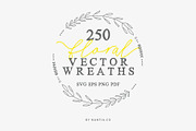 250 Wreaths Vector MEGAPack, an Illustration by Greek fonts by nantia.co (Thumbnail 1 of 7)