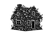 Cute House Silhouette Bundle, an Illustration by Designs_River (Thumbnail 24 of 31)