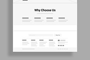 Modern ECommerce Website Wireframe, a Wireframe Template by MightyDesign (Thumbnail 6 of 9)