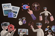 Metaverse 3D Illustrations, a Characters & Person 3D Model by Dope Design (Thumbnail 7 of 7)