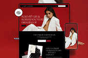 Luxury Squarespace Website Template, a Squarespace Template by Row Creative (Thumbnail 1 of 11)