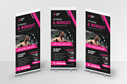 Gym Fitness Roll Up Banner, a Print Template by Annora Studio (Thumbnail 5 of 5)
