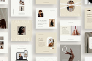 Luxury Aesthetic Instagram templates, a Social Media Template by LiliesandBerries (Thumbnail 5 of 17)