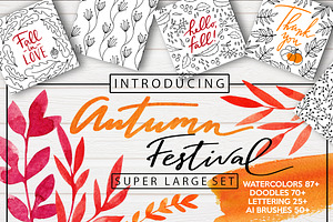 AUTUMN FESTIVAL - super large set