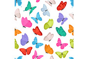 Seamless pattern of butterflies, a Pattern Graphic by Yayasya (Thumbnail 2 of 2)