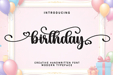 Birthday | Script Font
