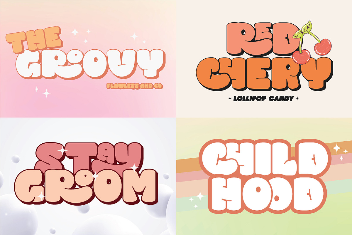 Retro Font Bundle, a Font by Flawless And Co (Photo 5 of 11)