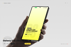Galaxy S26 Ultra Mockup, an Android Mockup by Toasin Studio