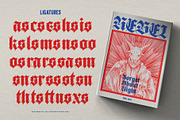 Brave Thorn Blackletter Font, a Blackletter Font by alit design (Thumbnail 18 of 21)