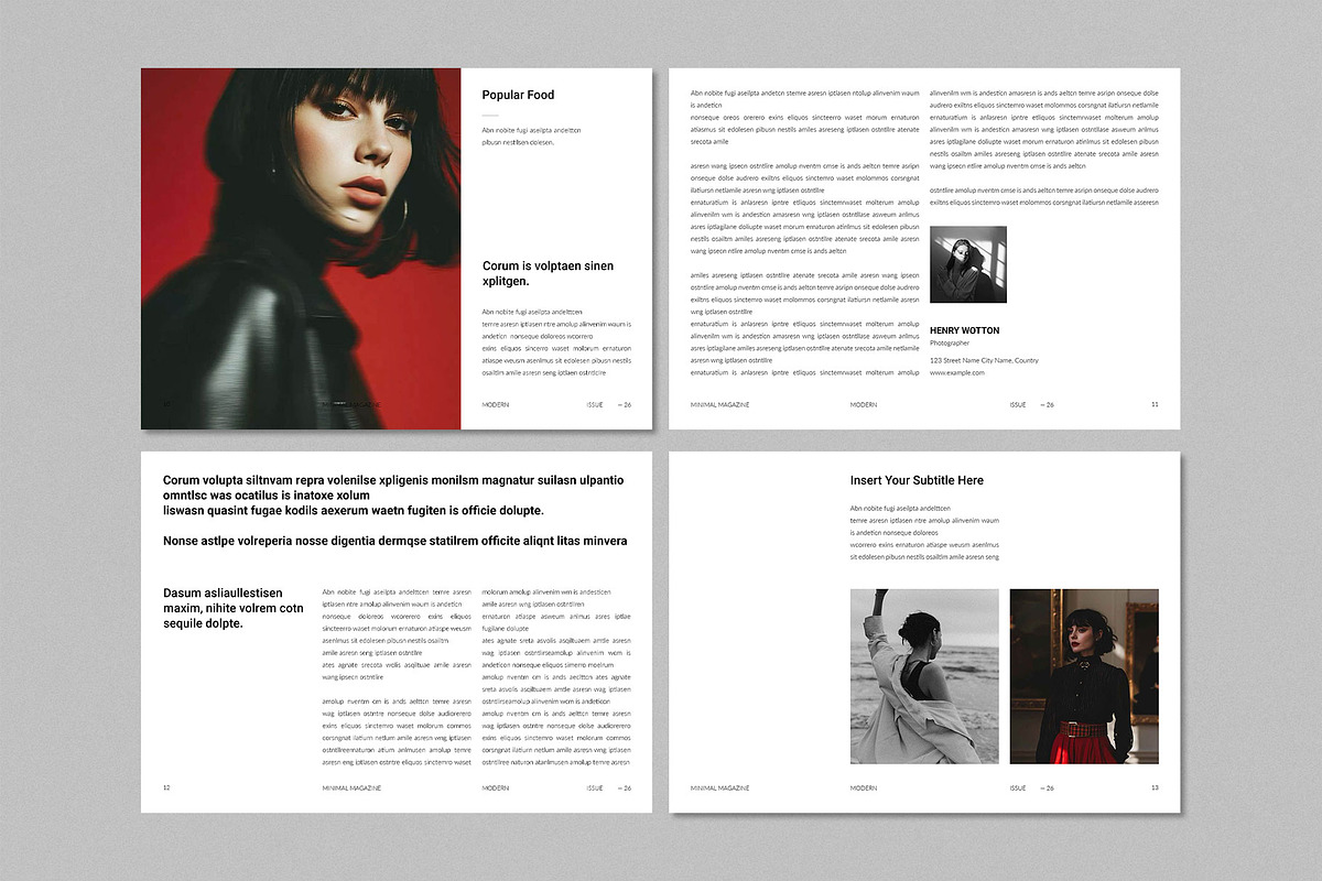 Fashion Magazine Template | Canva, a Magazine Template by ElvinPrint (Photo 7 of 15)