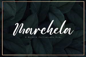 Marchela a Modern Calligraphy Font