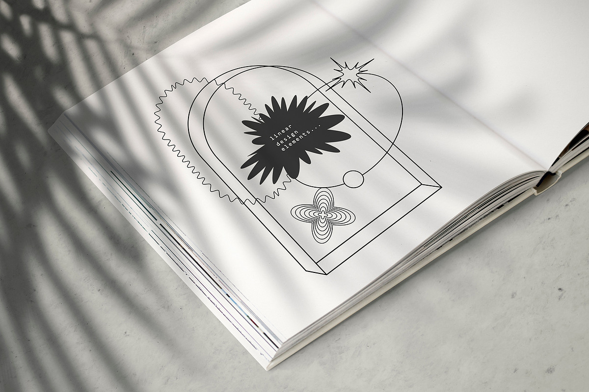 Abstract geometric elements, a Decorative Illustration by Merfin (Photo 2 of 10)