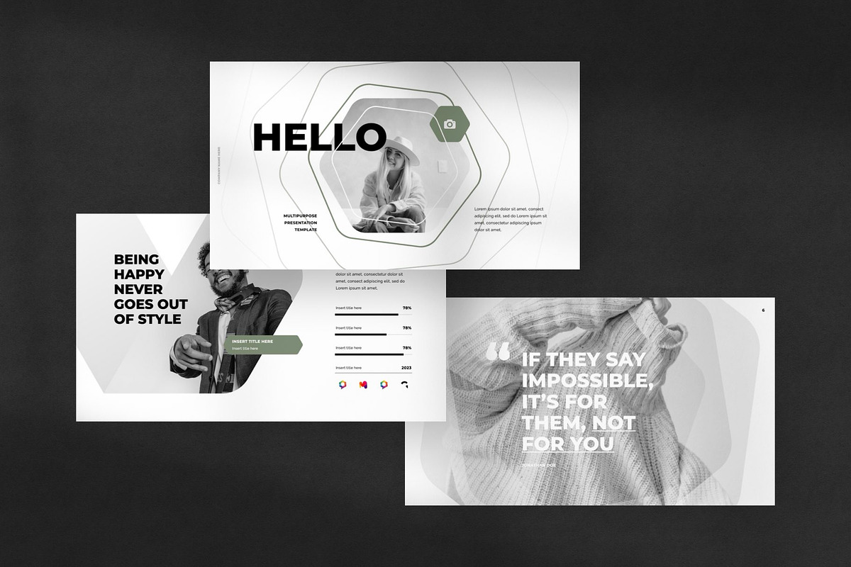 Hexagon Animated Presentation, a Presentation Template by Creathrive Design (Photo 5 of 12)