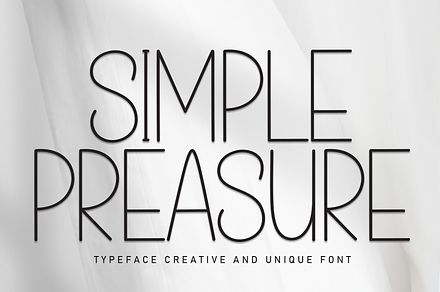 Simple Preasure | Script Font, a Script Font by Scratchones